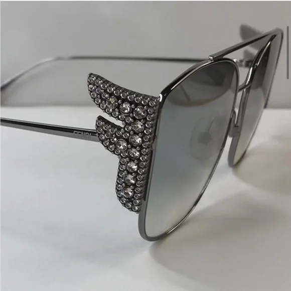 Fendi | Accessories | New Fendi Swarovski Crystal Sunglasses  display picture 3